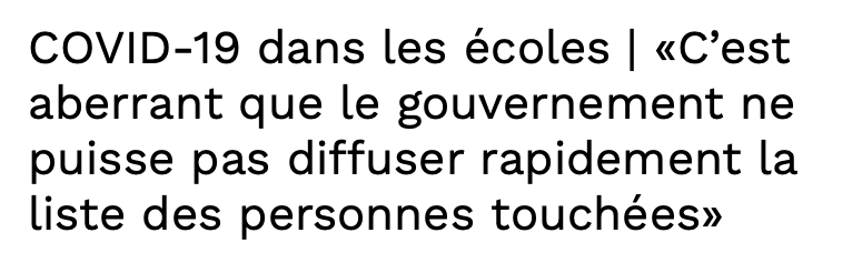 François Legault agit comme Paul Wilson avec les blessures....