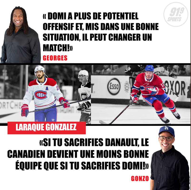 Georges Laraque prend son CHUM Domi BIEN AVANT Phil LE PLOMBIER Danault...