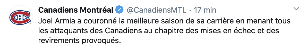 HAHA...Le CH et leur tweet de perdant...