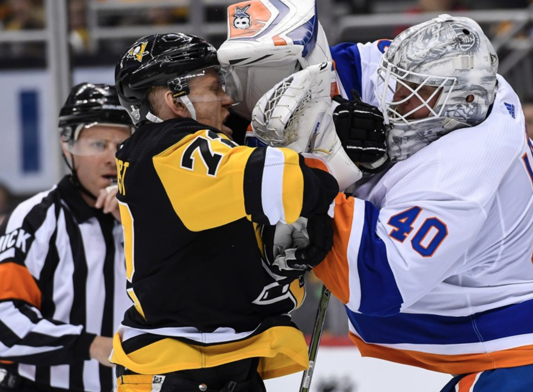 Les joueurs des Penguins sont en CR...