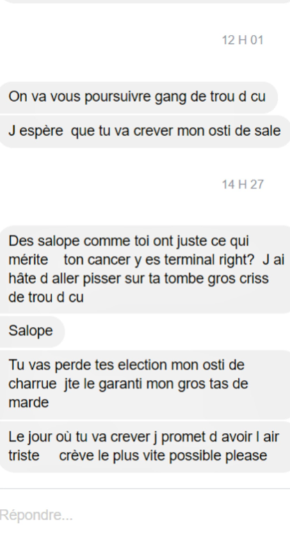 Les partisans de Jeff Fillion et Lucie Laurier MENACENT Régis Labeaume...