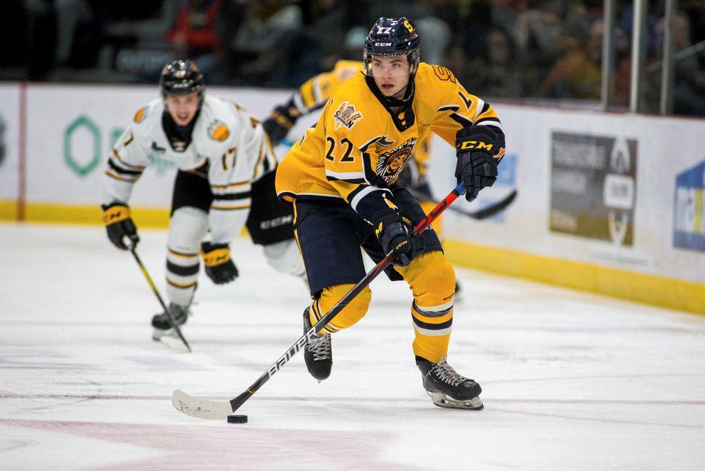 Mavrik Bourque a fait toute son entrevue avec le CH...