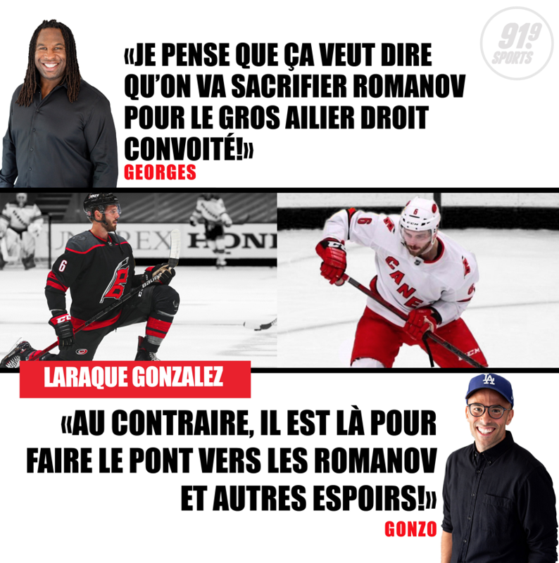 Selon les infos de Georges Laraque...Alex Romanov sera ÉCHANGÉ