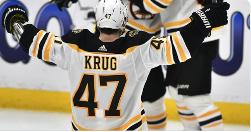 Torey Krug envoie un MESSAGE FORT....GO BERGEVIN GO!!!