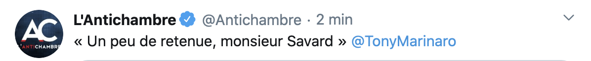 BIG Tony fait son brave face à Serge Savard, MAIS...