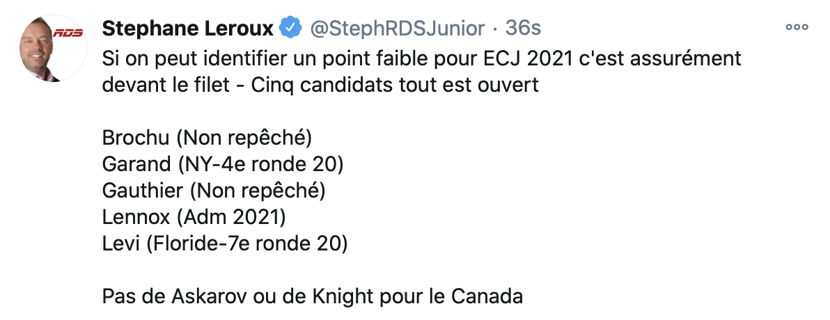 C'est rare que le Canada est aussi mauvais...