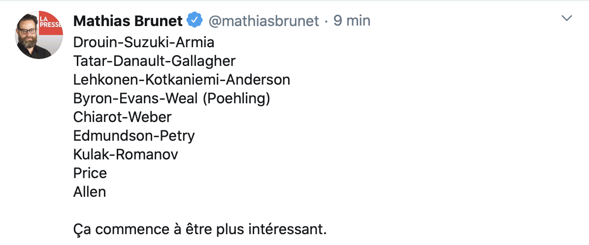 HAHA...Mathias Brunet lui, place Armia...