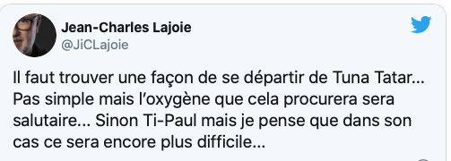 Jean-Charles Lajoie aussi veut les échanger...