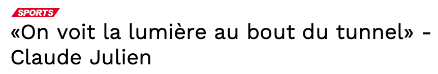 La lumière de Marc Bergevin pourrait vite se refermer...