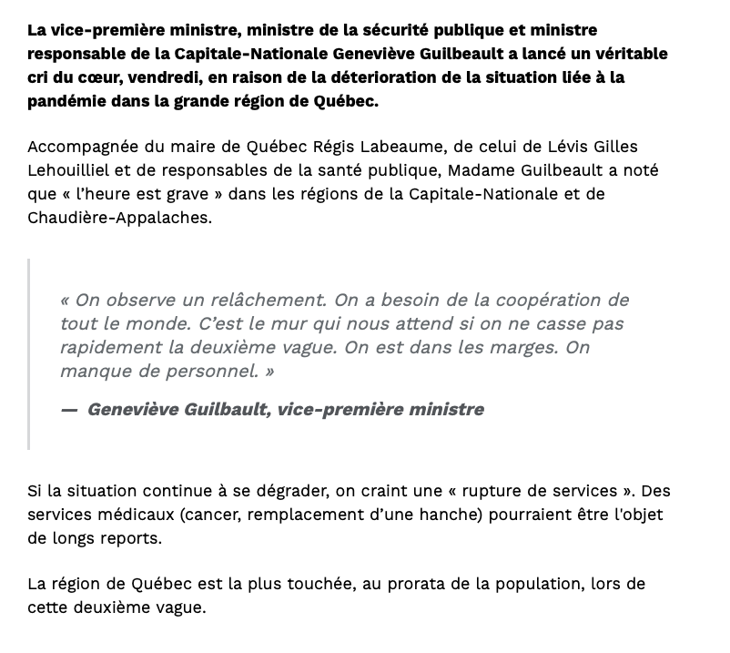 La ville de Québec sous la DICTATURE de la COVID-19...