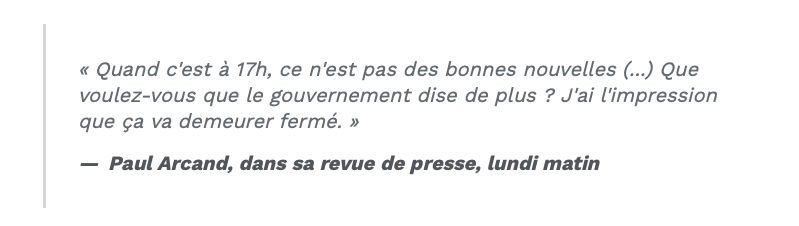 Le PREMIER MINISTRE du Québec va enterrer notre MORAL pour de BON...