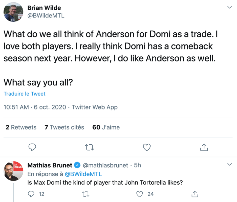 Mathias Brunet a RIDICULISÉ la rumeur du TRADE ANDERSON DOMI...