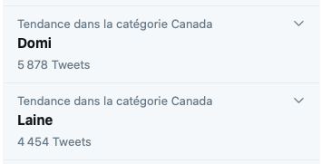 Max Domi et Patrik Laine...TENDANCES TWITTER...