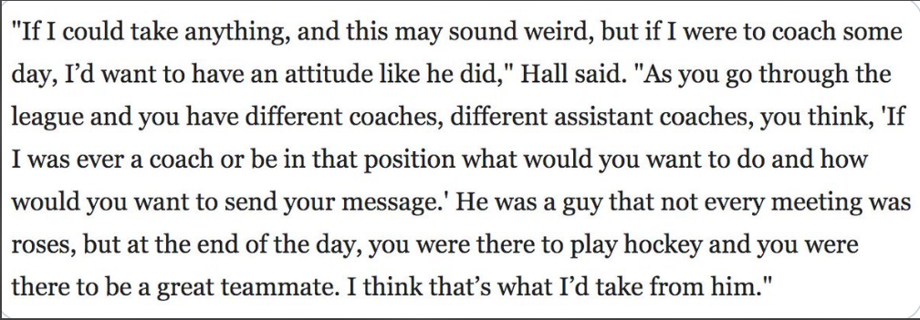 Taylor Hall ne voulait pas jouer pour Claude Julien...