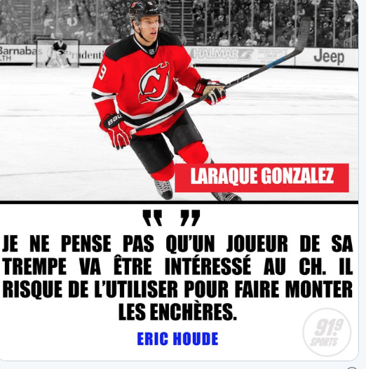 Taylor Hall utilise le CH...