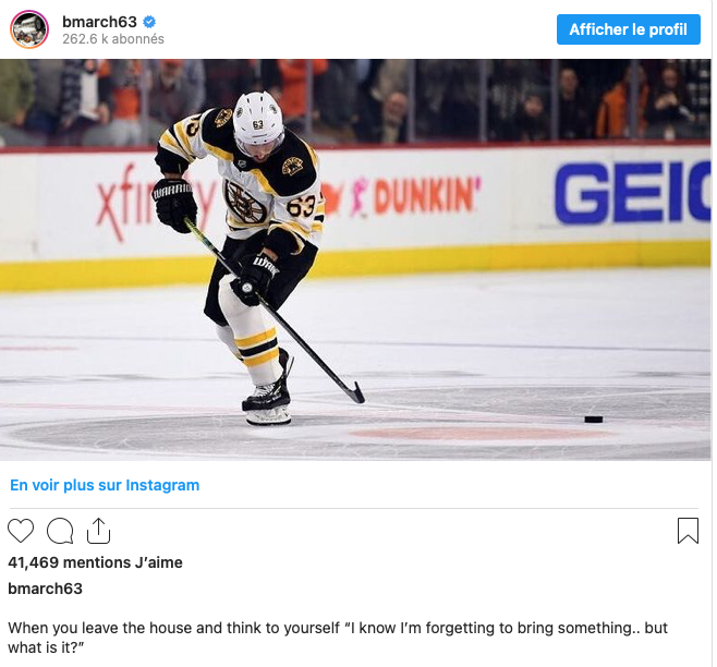 Brad Marchand DÉTRUIT un INTERNAUTE sur INSTAGRAM...