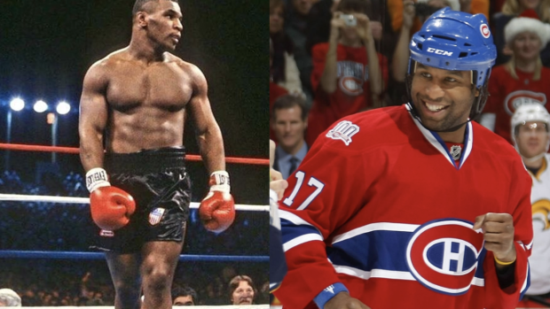 Georges Laraque a demandé à Mike Tyson de porter un CASQUE!!!