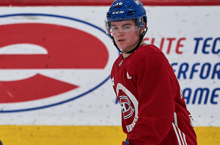 La PRESSE DÉTRUIT Cole Caufield pour son premier match...