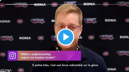 Le CH a engagé un gars...