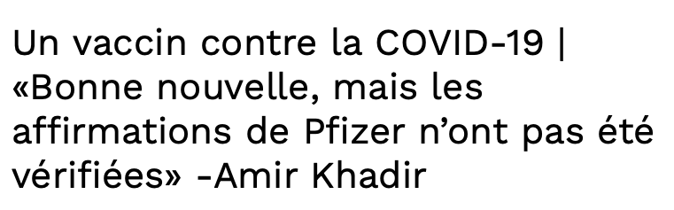 Le VACCIN de la COVID-19...Une ARNAQUE pour contrôler la bourse?