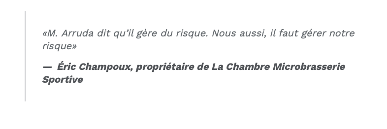 Les retaurateurs du Québec...se font FOU...SOLIDE...