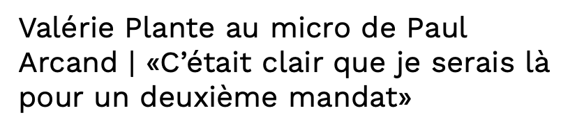 On ne veut plus rien savoir de Valérie Plante...