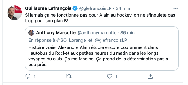 Pas le choix d'étudier...quand t'es POURRI au hockey...