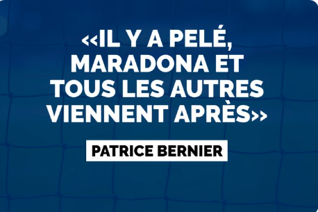 Patrice Bernier nous NIAISE???????  Il a oublié Zinedine Zidane?!?!?!?!?!??!?!?