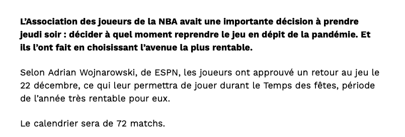 Quand la NBA mange la NHL...