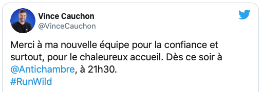 VIRAGE JEUNESSE à RDS....Vince Cauchon débarque...