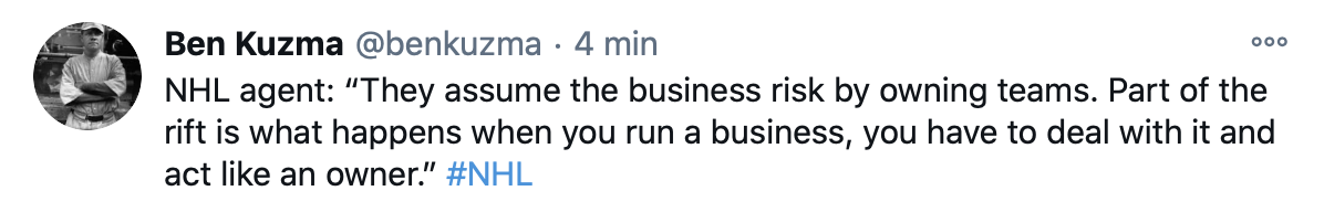 WOW...Un agent remet Gary Bettman à sa place...