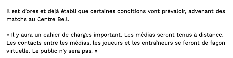 20 000 BUSINESS du Québec sont MORTES, mais le CH va avoir une EXCEPTION...