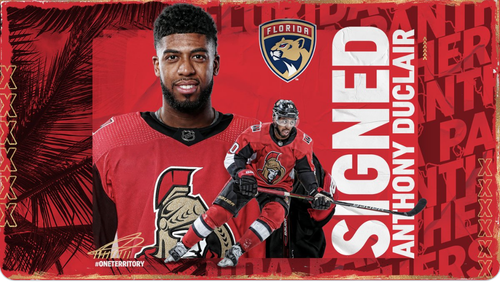 Anthony Duclair ne l'avouera pas...