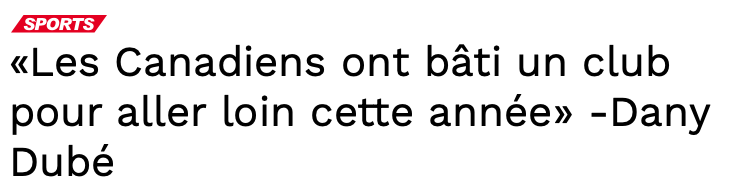 Dany Dubé ENFONCE Ryan Poehling!!!