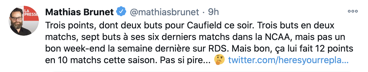 Fefan Leroux remet Mathias Brunet à sa place...