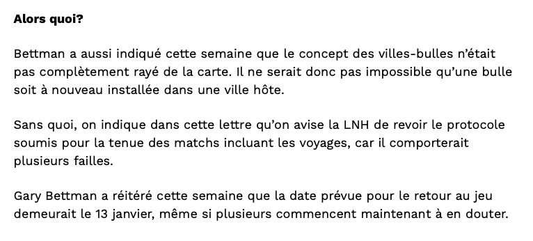 Geoff Molson doit avoir envie de PÉTER une COCHE SOLIDE...