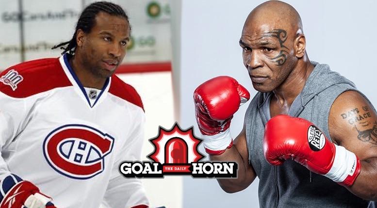 Georges Laraque est en train de CHOKER...