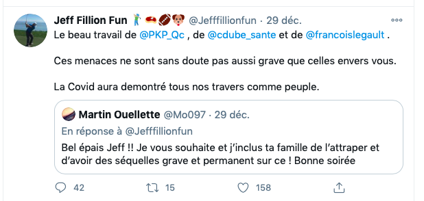 Jeff Fillion INSULTE QUEBECOR...et tout le monde qui respire...