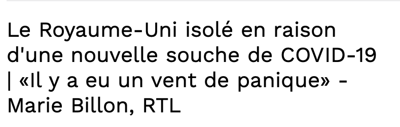 La COVID-19 qui se transforme en MUTANT....la LNH en PANIQUE...