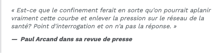 Le Québec en CONFINEMENT TOTAL aujourd'hui?