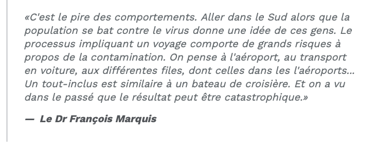 Les Québécois qui partent dans le SUD sont DÉTRUITS!!!!