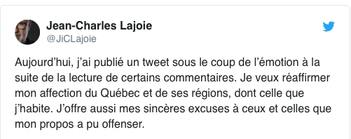 Les régions n'ont pas oublié le CRACHAT de Jean-Charles Lajoie...