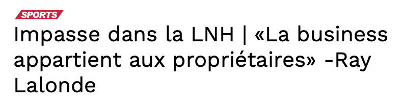 Louis DOMINGUE se pense BIG SHOT...