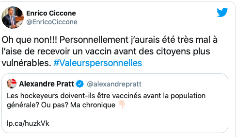 MILLIONNAIRES VACCINÉS...CICCO met les points sur les I...