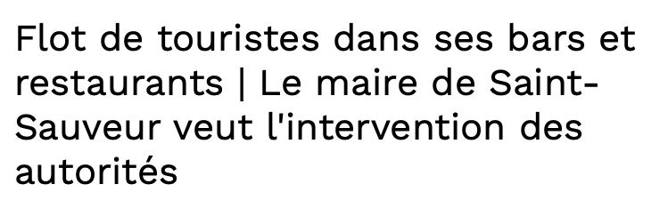 Saint-Sauveur en FURIE contre Montréal!!!!