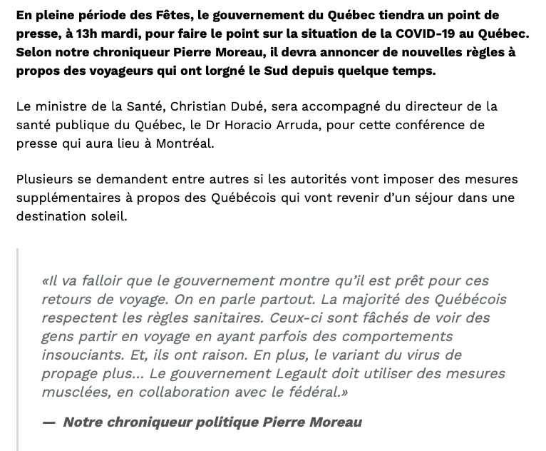 Si tu es allé dans le SUD...La police va débarquer chez toi...