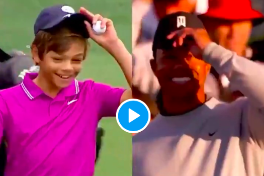 Vidéo: Tiger Woods et son fils...Sont absolument PAREILS!!!!!!