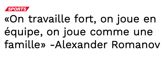 Alex Romanov confirme que les POMMES POURRIES...