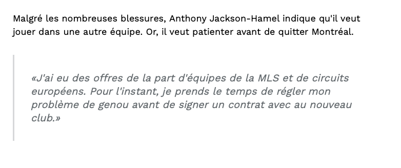 Anthony Jackson-Hamel et Phil Danault....même COMBAT...