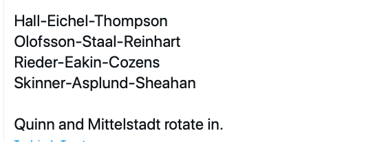 AVIS aux POOLERS...Jeff Skinner est en train de CHOKER sa vie...